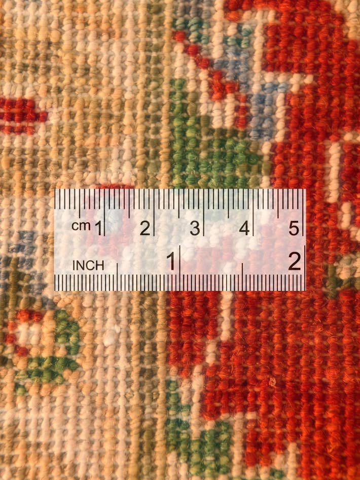 Detail image of 2' x 2' 10 Hand Knotted Ariana Ziegler Rug