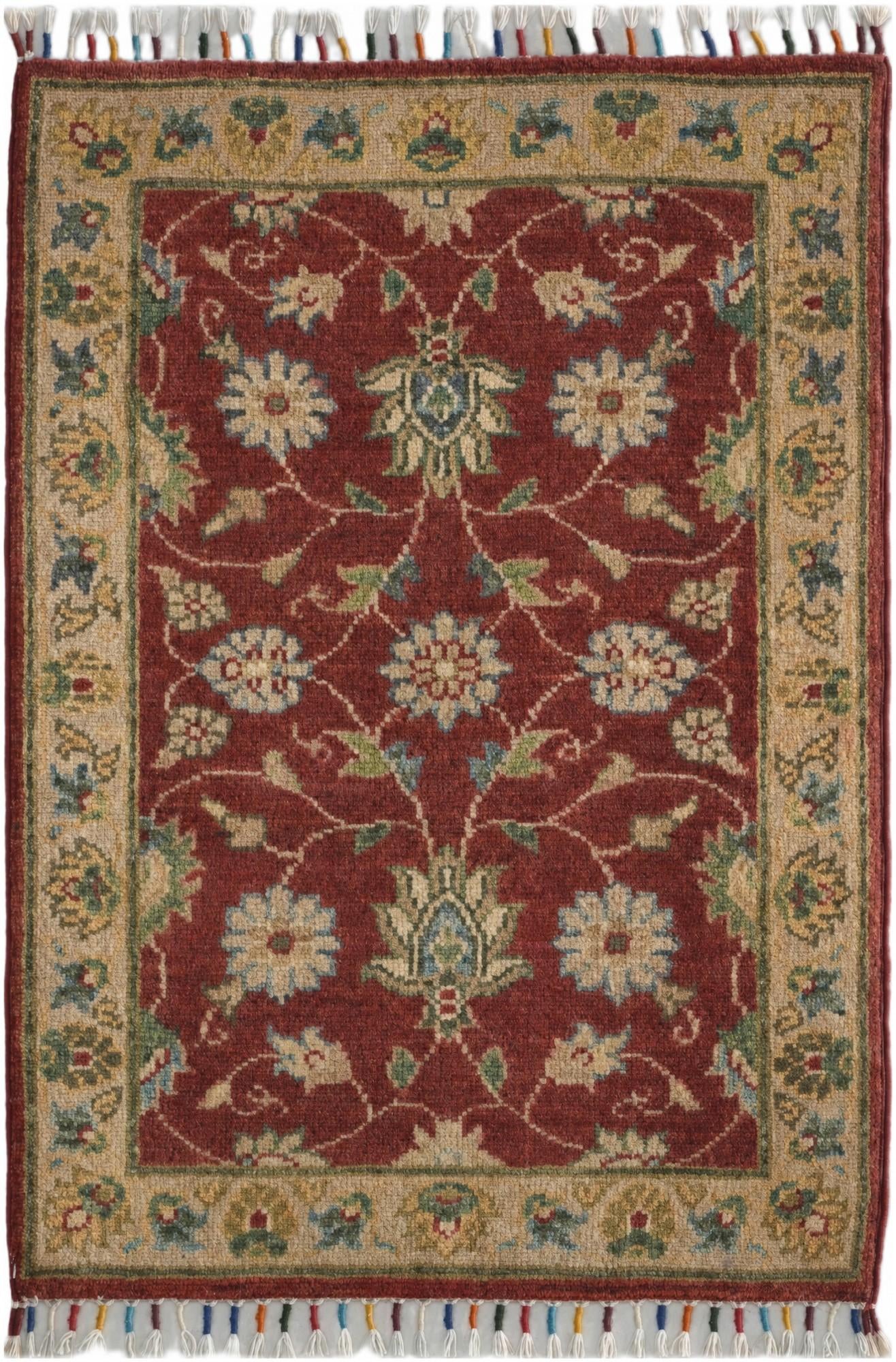 2' x 2' 10 Hand Knotted Ariana Ziegler Rug