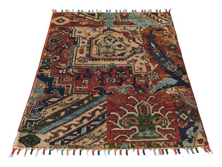2' x 2' 10 Hand Knotted Ariana Ziegler Rug