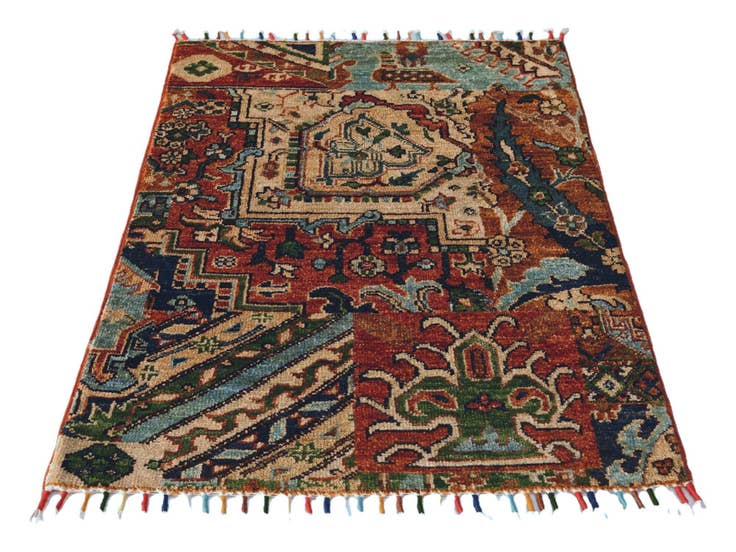Detail image of 2' x 2' 10 Hand Knotted Ariana Ziegler Rug