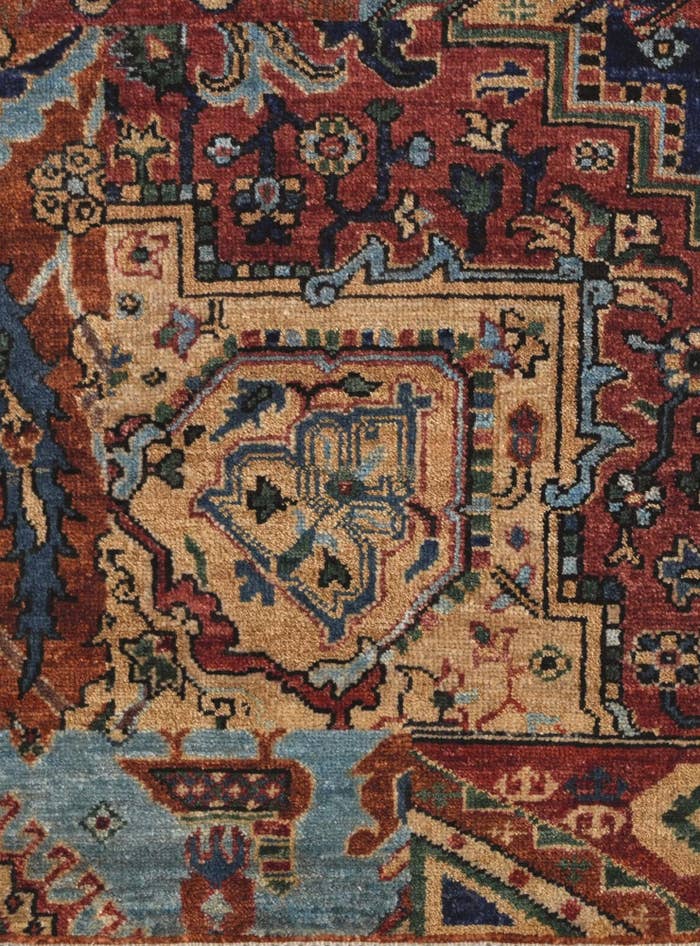 Detail image of 2' x 2' 10 Hand Knotted Ariana Ziegler Rug