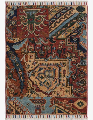 2' x 2' 10 Hand Knotted Ariana Ziegler Rug