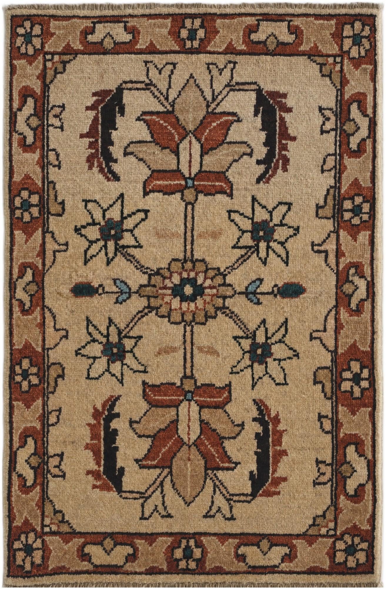 1' 10 x 2' 11 Hand Knotted Ariana Ziegler Rug