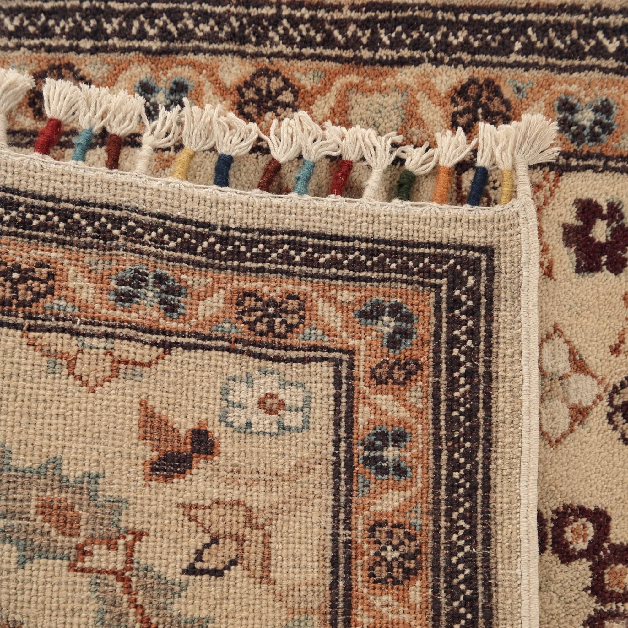60cm x 105cm Hand Knotted Ariana Ziegler Rug