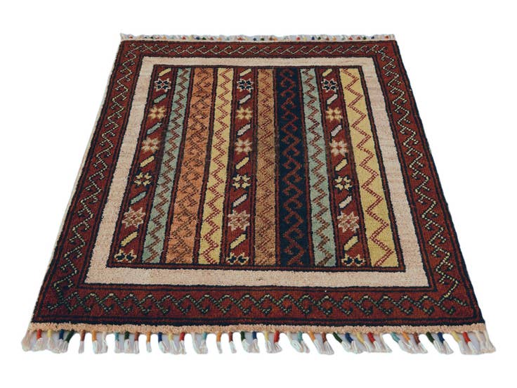 Detail image of 2' x 2' 11 Hand Knotted Ariana Ziegler Rug