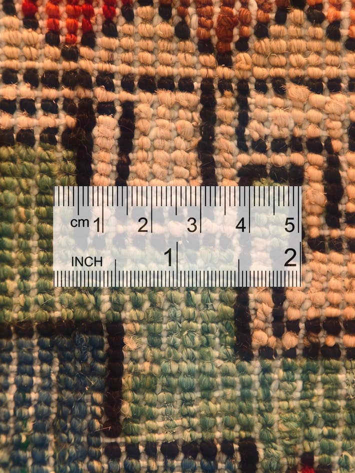 Detail image of 1' 8 x 3' 3 Hand Knotted Ariana Ziegler Rug