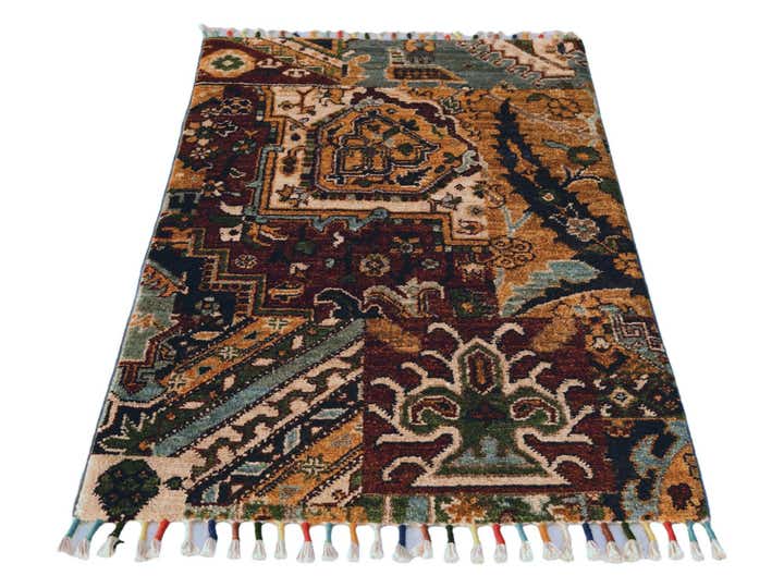 1' 11 x 3' 1 Hand Knotted Ariana Ziegler Rug