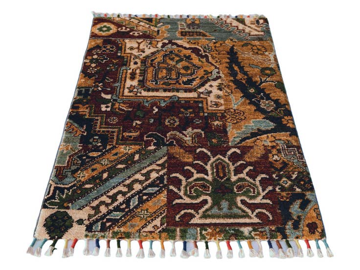 Detail image of 1' 11 x 3' 1 Hand Knotted Ariana Ziegler Rug