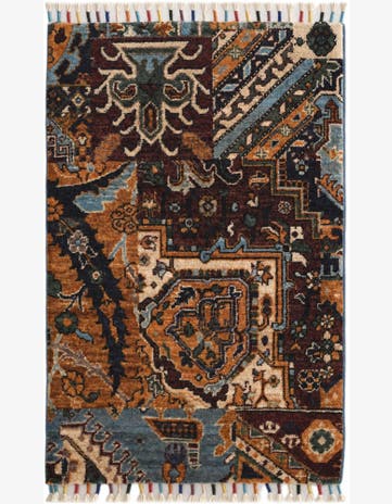 1' 11 x 3' 1 Hand Knotted Ariana Ziegler Rug