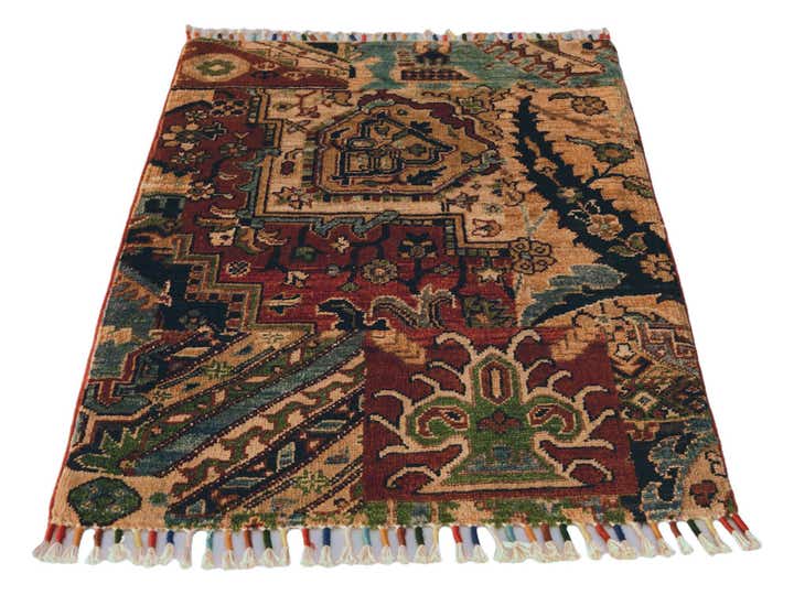 2' 2 x 3' Hand Knotted Ariana Ziegler Rug