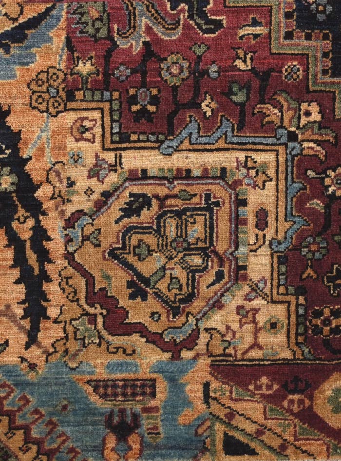 Detail image of 2' 2 x 3' Hand Knotted Ariana Ziegler Rug