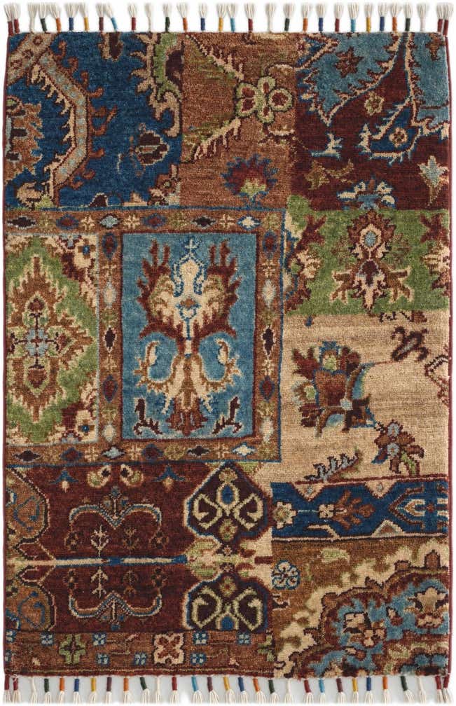 2' x 2' 10 Hand Knotted Ariana Ziegler Rug