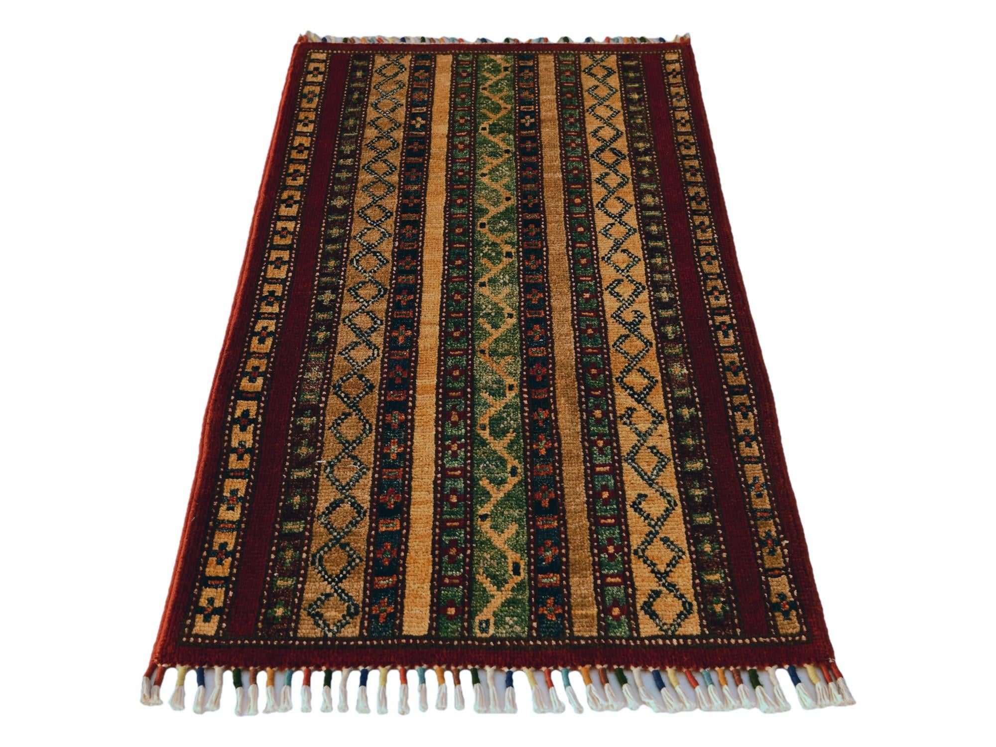 1' 8 x 3' 2 Hand Knotted Ariana Ziegler Rug