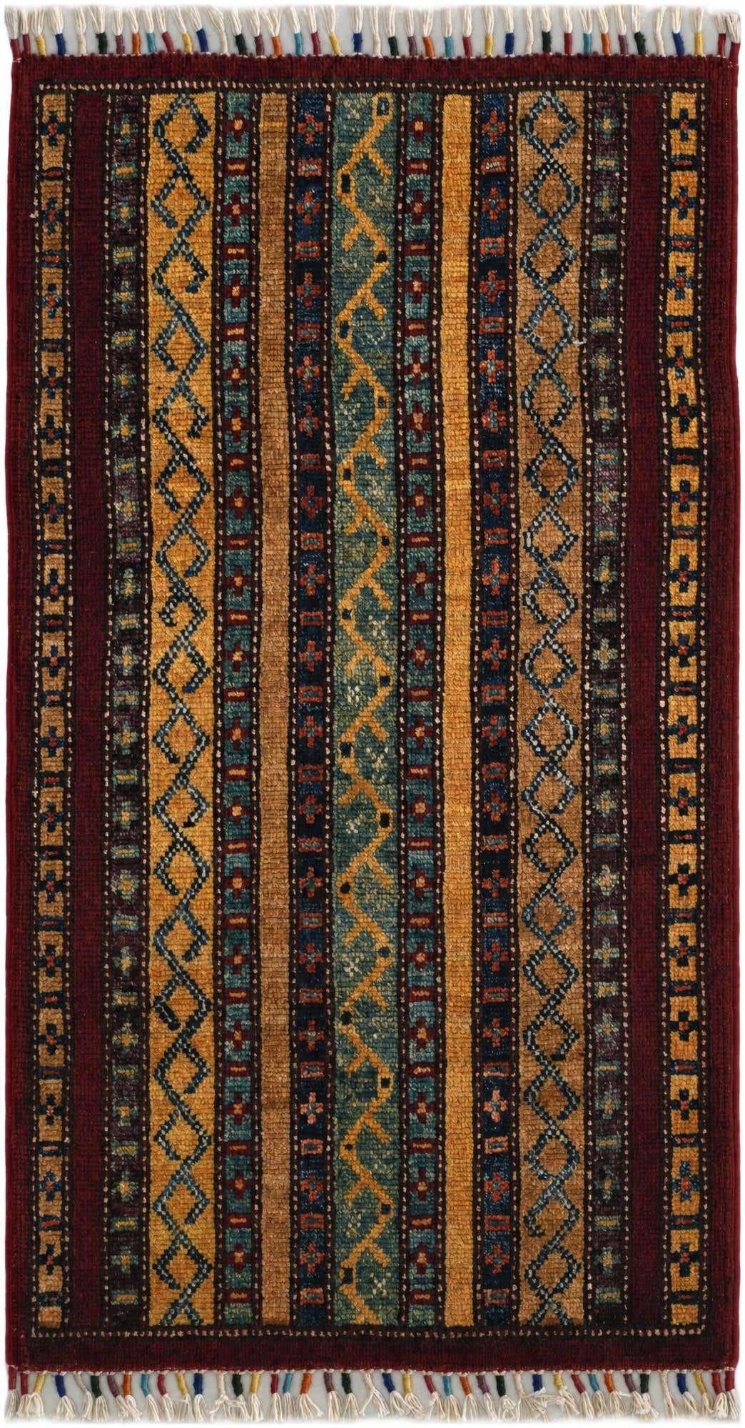 1' 8 x 3' 2 Hand Knotted Ariana Ziegler Rug
