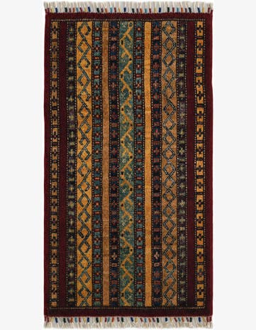 1' 8 x 3' 2 Hand Knotted Ariana Ziegler Rug
