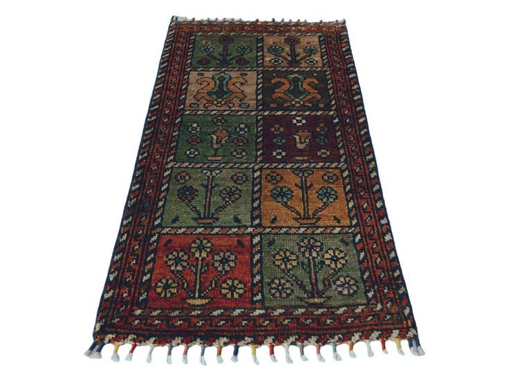 Detail image of 1' 7 x 3' 5 Hand Knotted Ariana Ziegler Rug