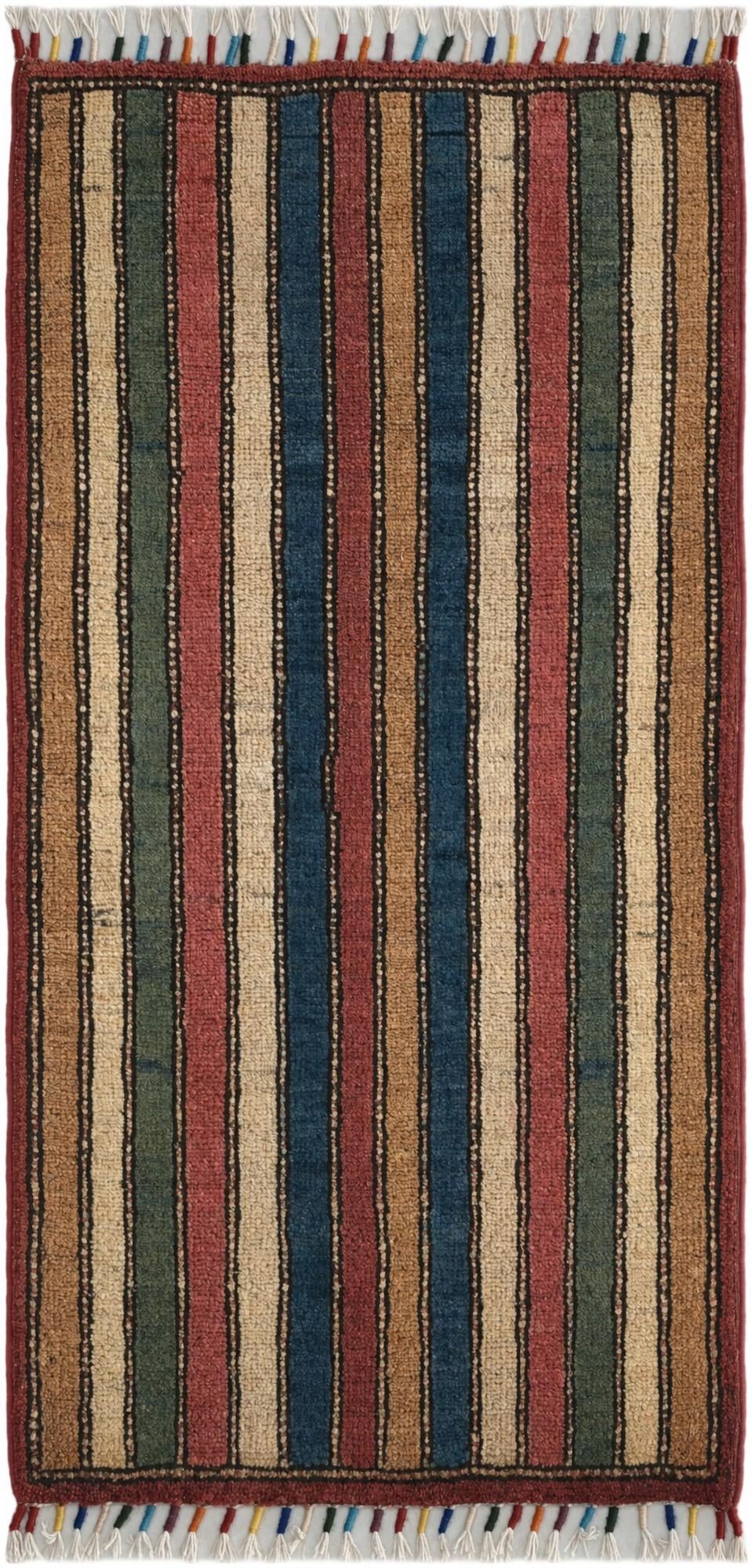 1' 8 x 3' 3 Hand Knotted Ariana Ziegler Rug