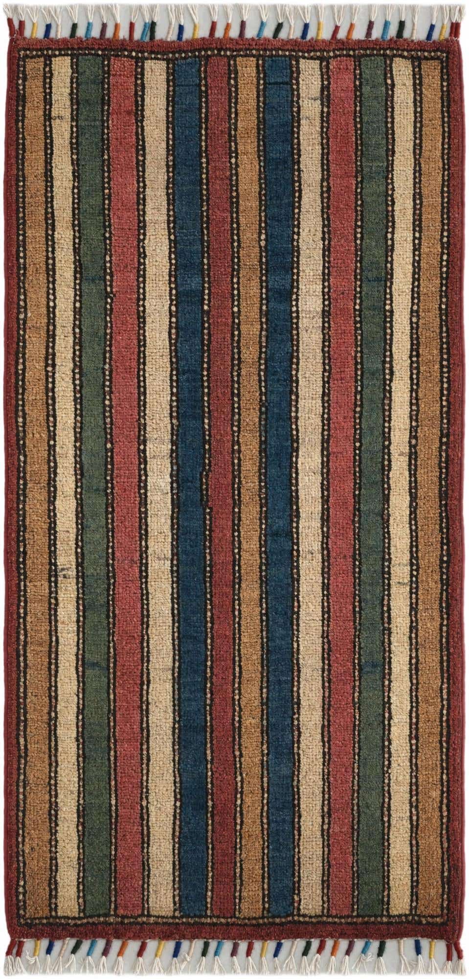 1' 8 x 3' 3 Hand Knotted Ariana Ziegler Rug