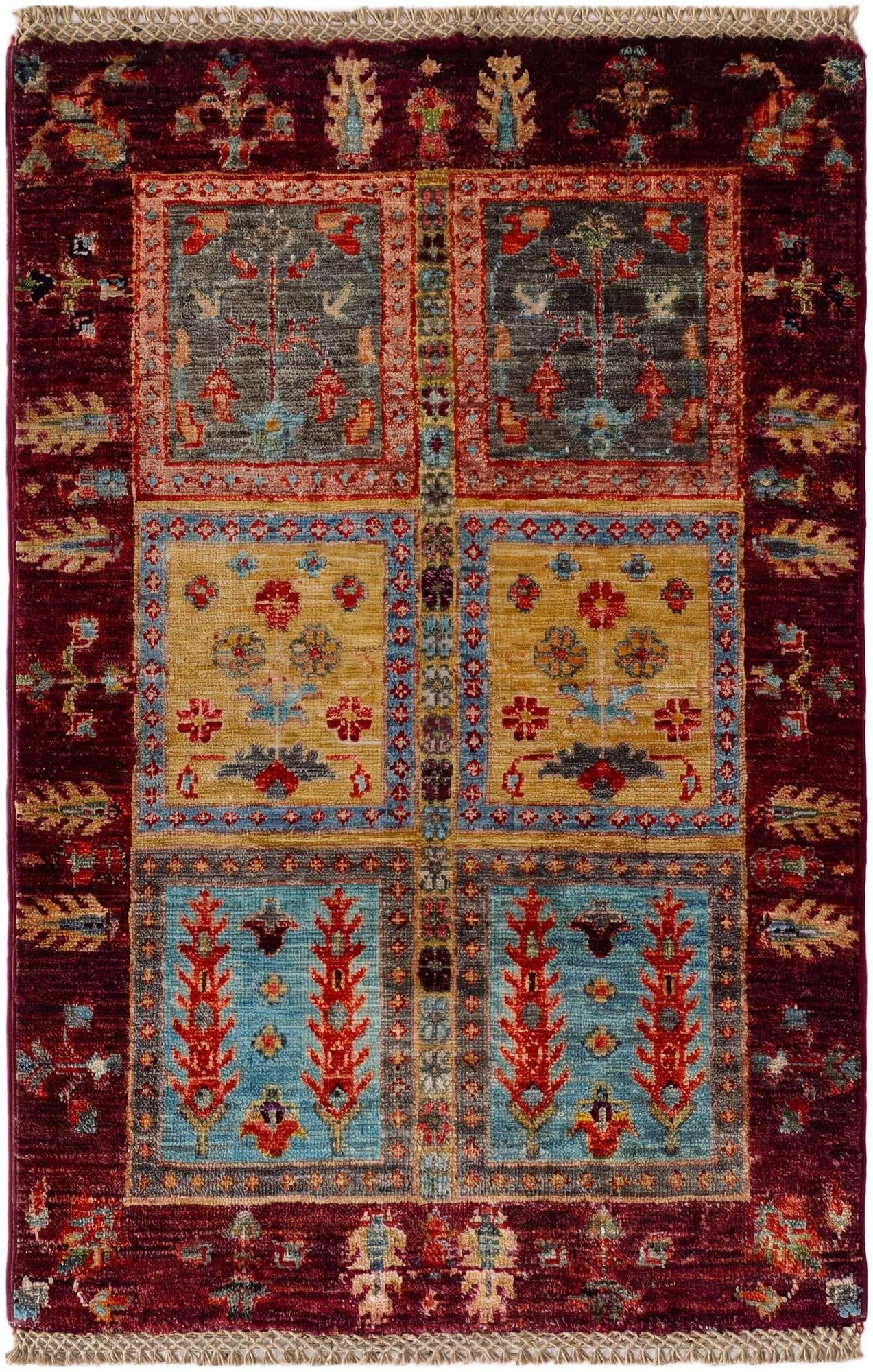 2' x 3' 2 Hand Knotted Ariana Ziegler Rug