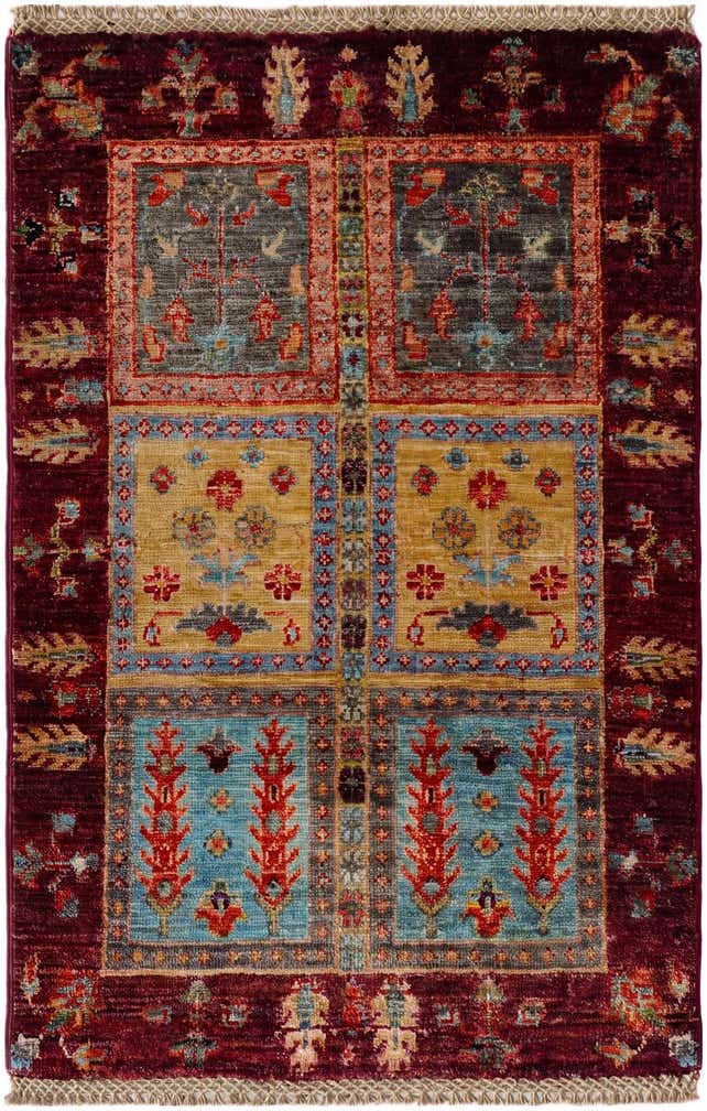 2' x 3' 2 Hand Knotted Ariana Ziegler Rug