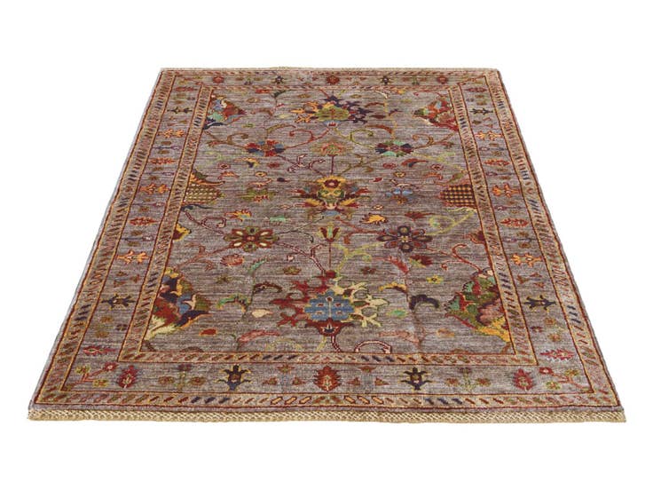 Detail image of 3' 3 x 5' Hand Knotted Ariana Ziegler Rug