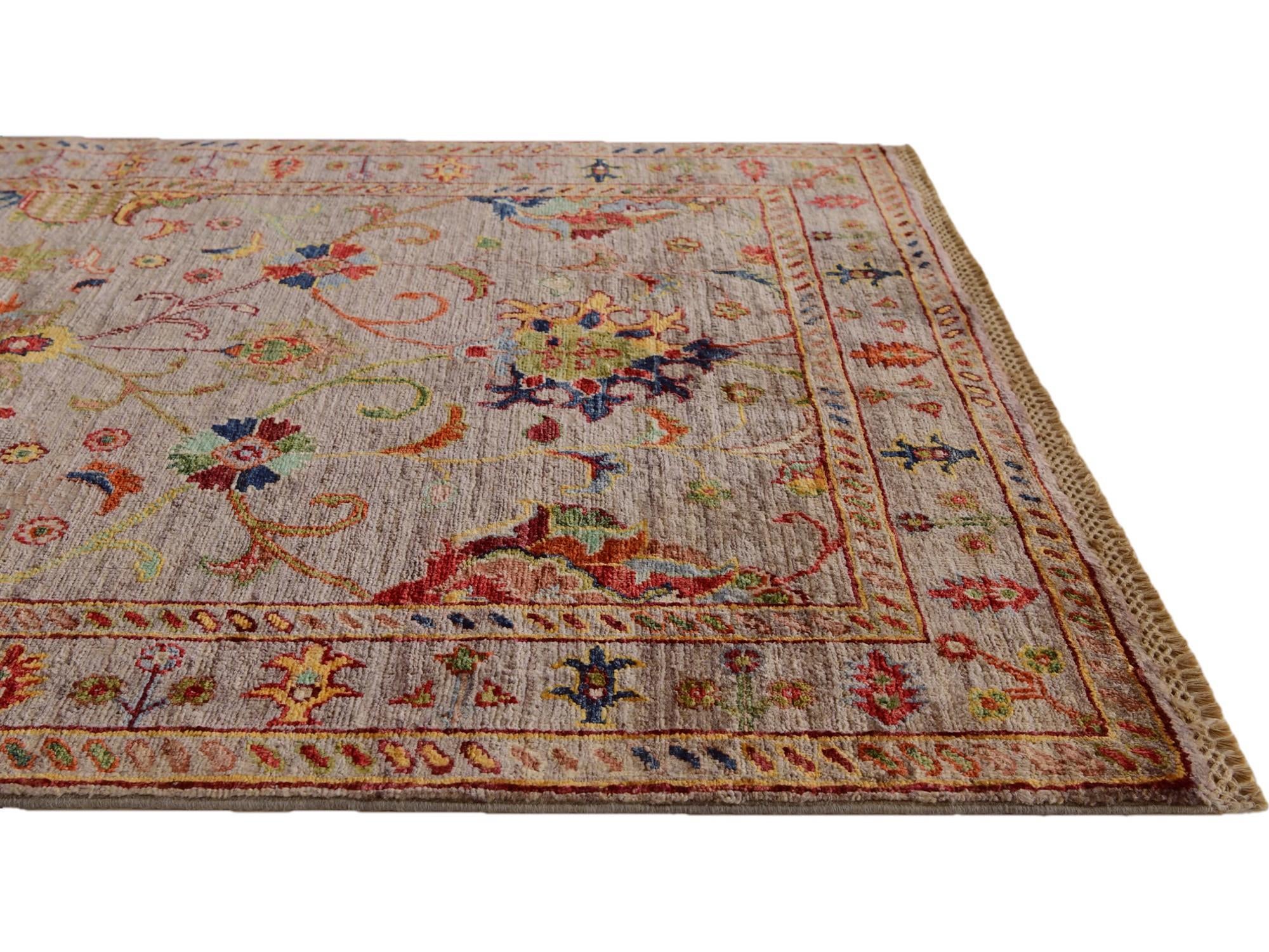 3' 3 x 5' Hand Knotted Ariana Ziegler Rug