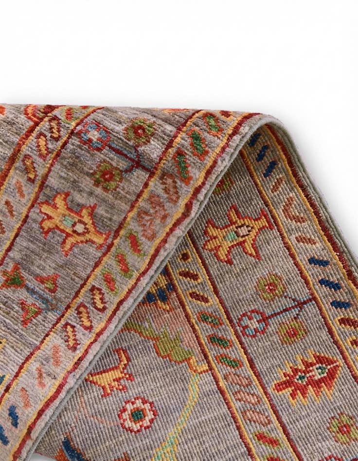 Detail image of 3' 3 x 5' Hand Knotted Ariana Ziegler Rug