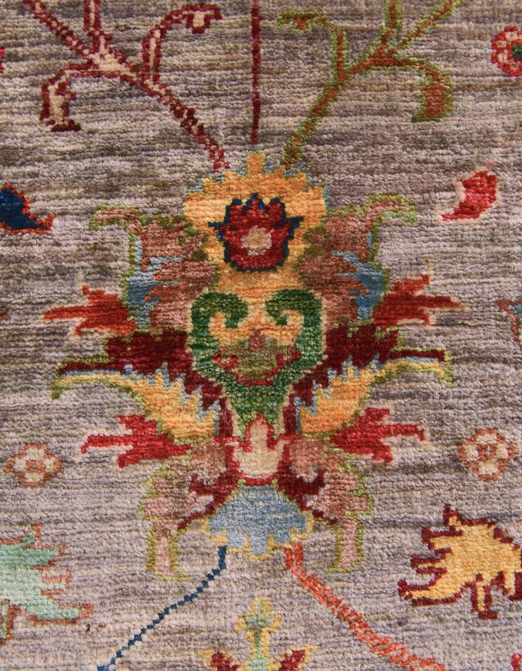 Detail image of 3' 3 x 5' Hand Knotted Ariana Ziegler Rug