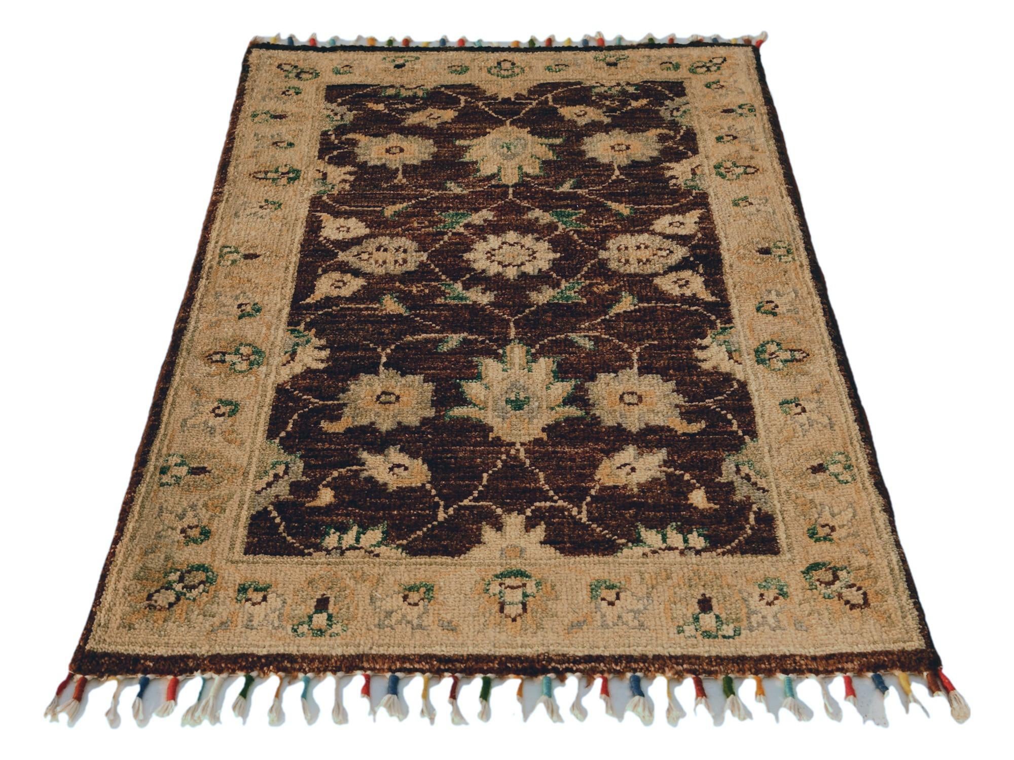 1' 11 x 3' Hand Knotted Ariana Ziegler Rug
