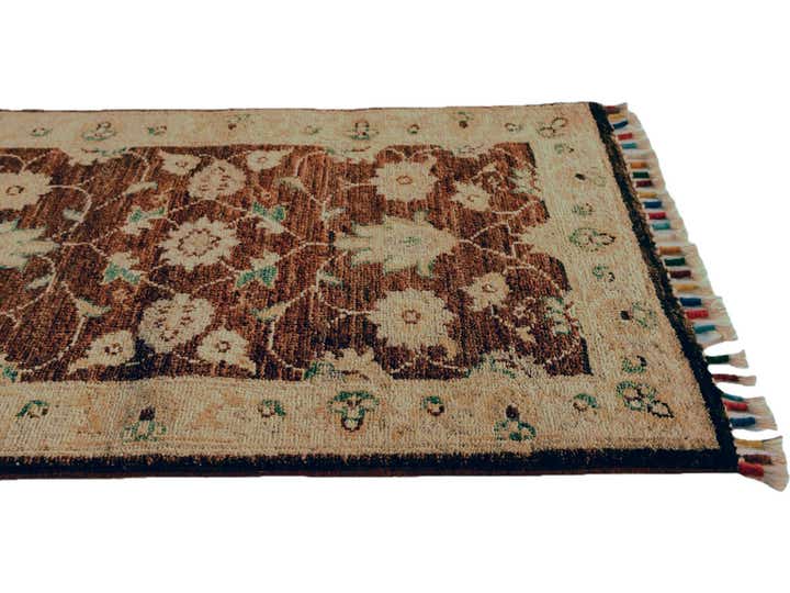 1' 11 x 3' Hand Knotted Ariana Ziegler Rug