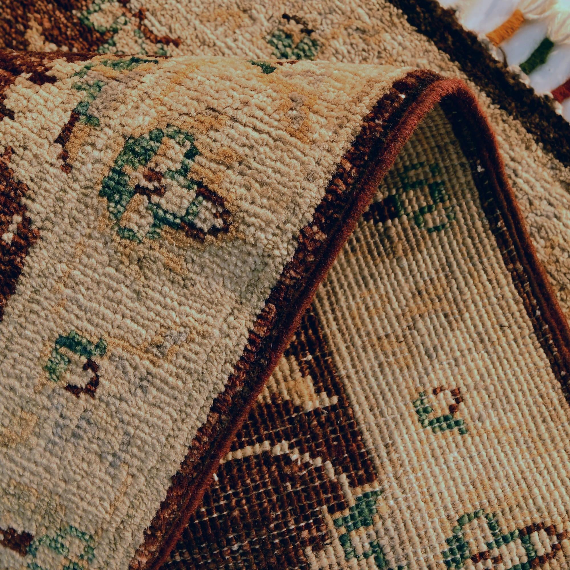 1' 11 x 3' Hand Knotted Ariana Ziegler Rug