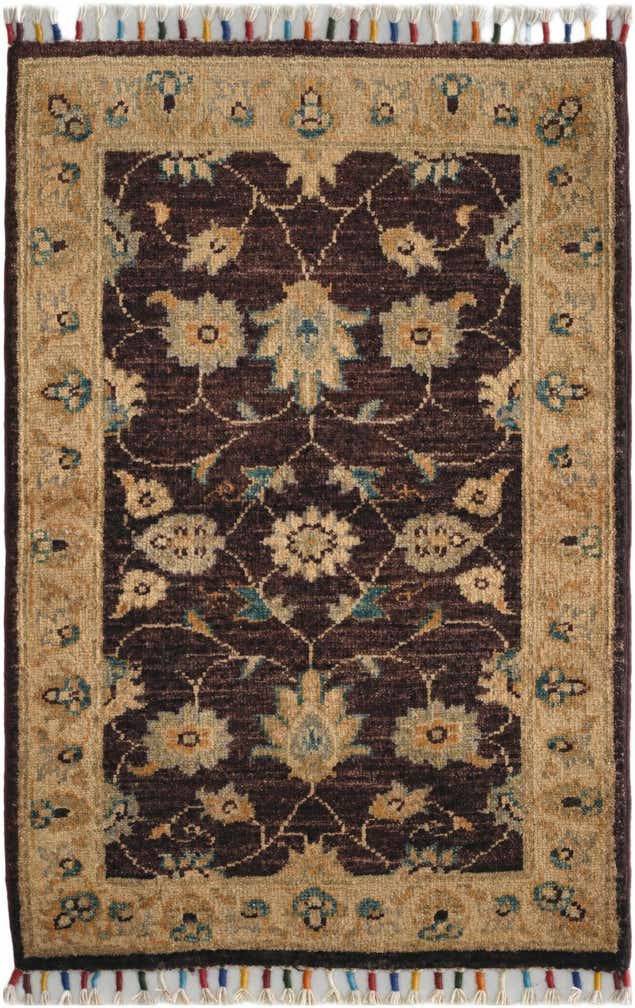 1' 11 x 3' Hand Knotted Ariana Ziegler Rug
