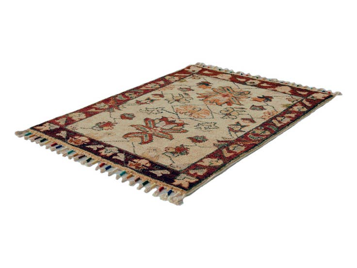 Detail image of 1' 11 x 2' 9 Hand Knotted Ariana Ziegler Rug
