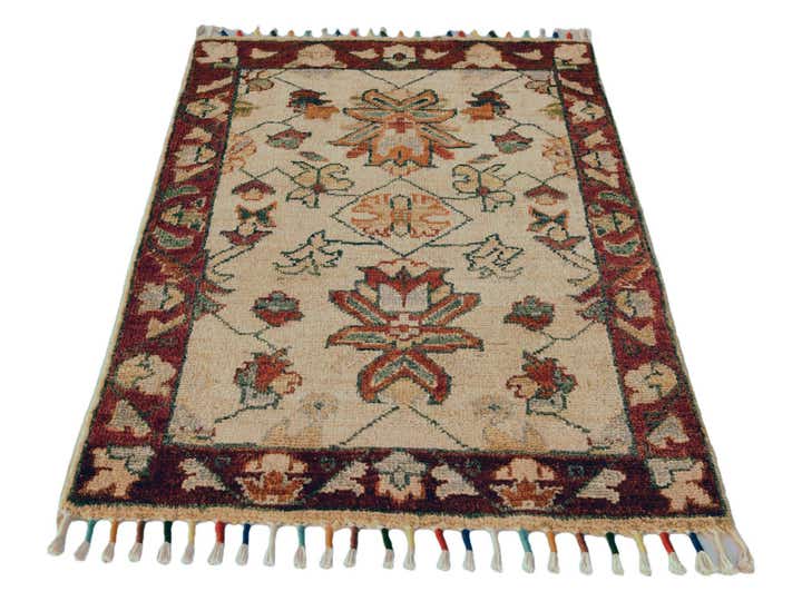 1' 11 x 2' 9 Hand Knotted Ariana Ziegler Rug
