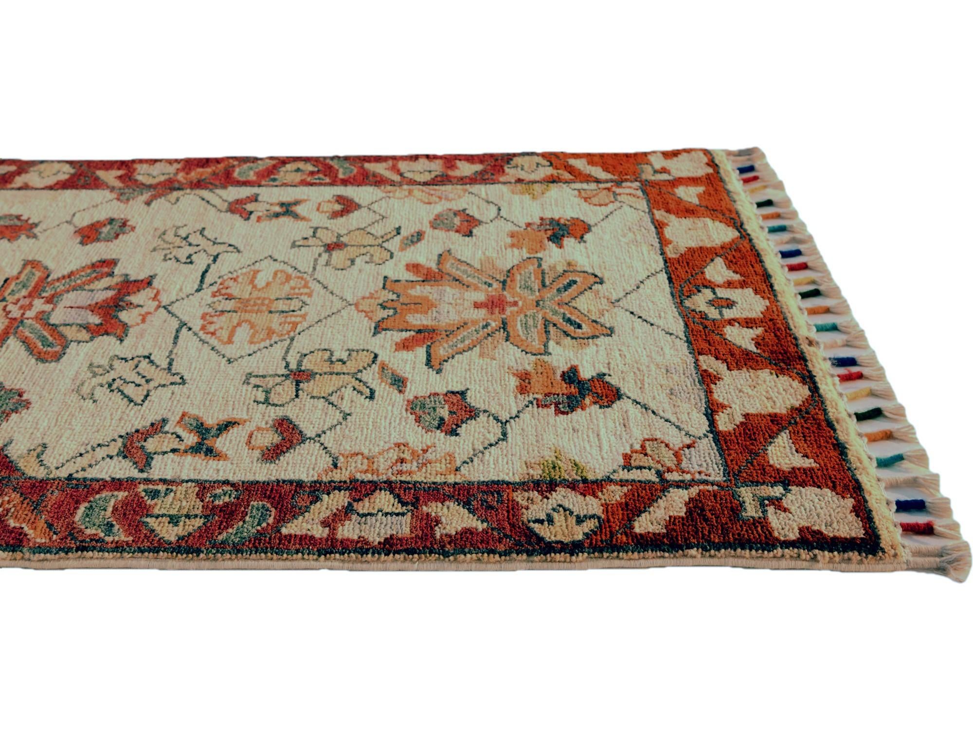 1' 11 x 2' 9 Hand Knotted Ariana Ziegler Rug