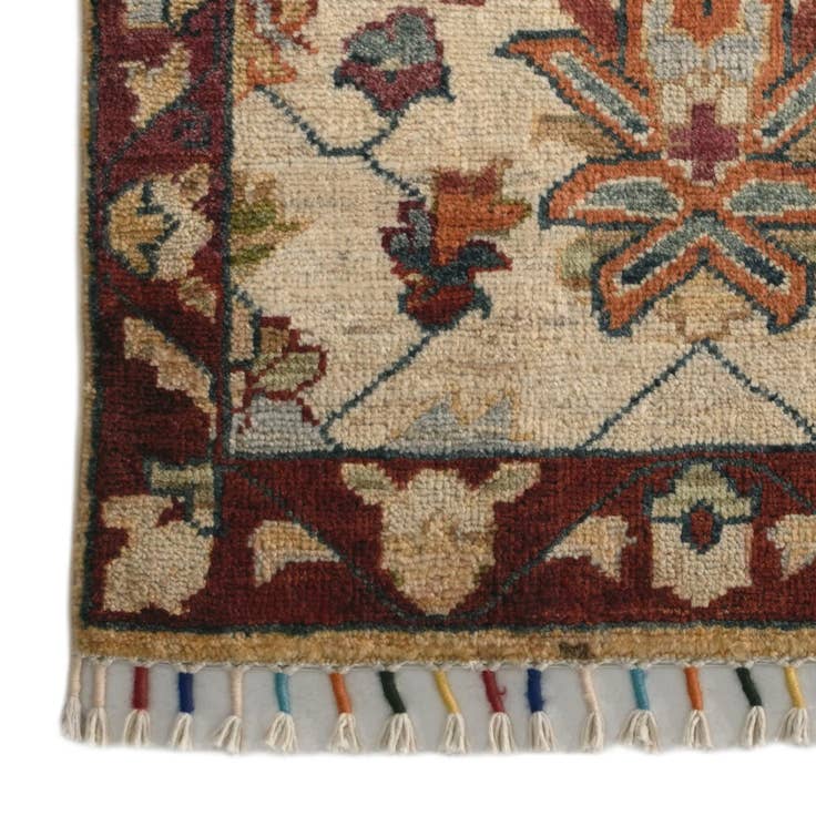 Detail image of 1' 11 x 2' 9 Hand Knotted Ariana Ziegler Rug