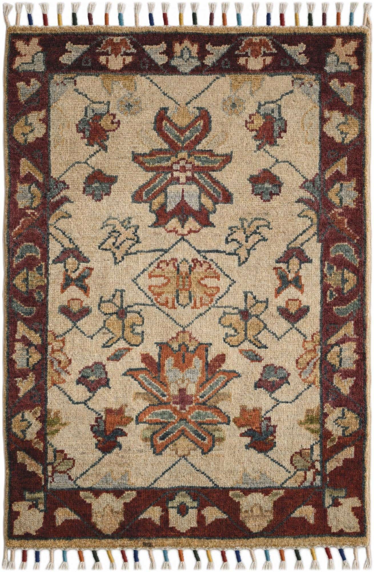 1' 11 x 2' 9 Hand Knotted Ariana Ziegler Rug