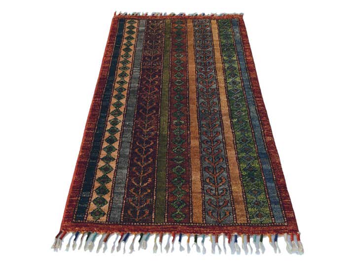 1' 10 x 3' 5 Hand Knotted Ariana Ziegler Rug
