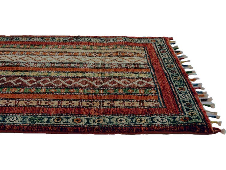 Detail image of 1' 10 x 3' 3 Hand Knotted Ariana Ziegler Rug