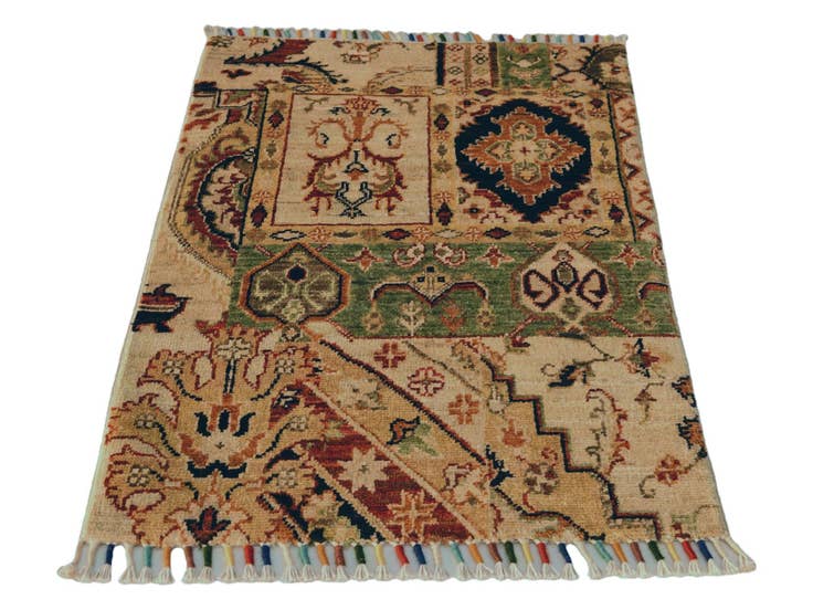 Detail image of 1' 11 x 2' 9 Hand Knotted Ariana Ziegler Rug