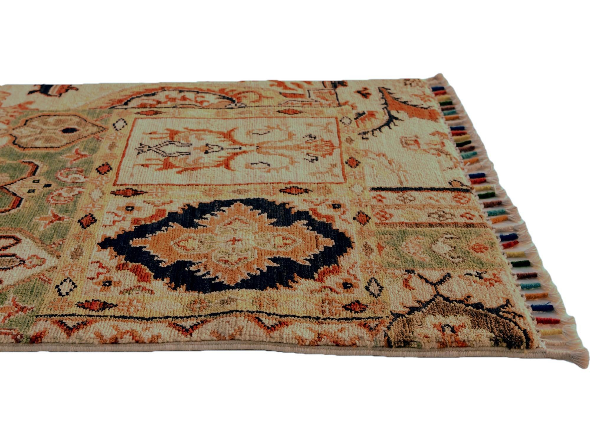 1' 11 x 2' 9 Hand Knotted Ariana Ziegler Rug