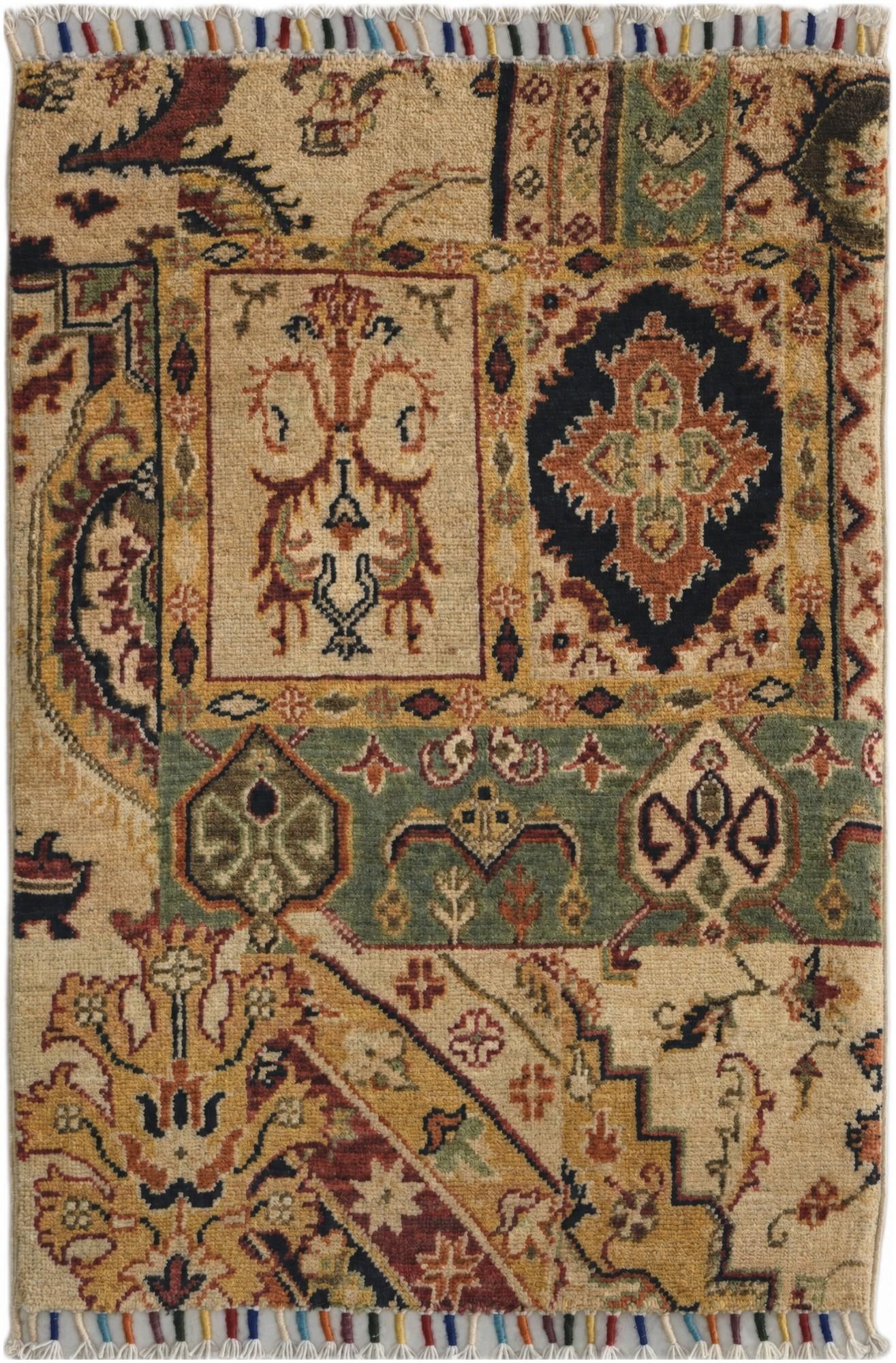 1' 11 x 2' 9 Hand Knotted Ariana Ziegler Rug