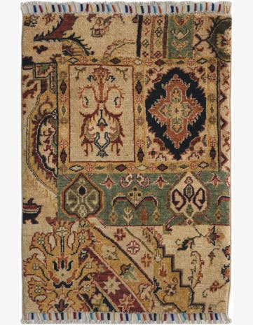 1' 11 x 2' 9 Hand Knotted Ariana Ziegler Rug