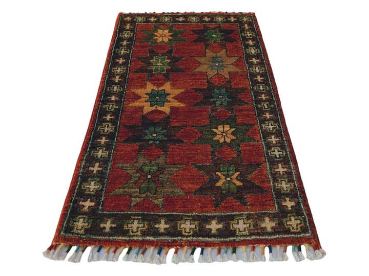 1' 10 x 3' 5 Hand Knotted Ariana Ziegler Rug
