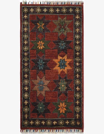 1' 10 x 3' 5 Hand Knotted Ariana Ziegler Rug