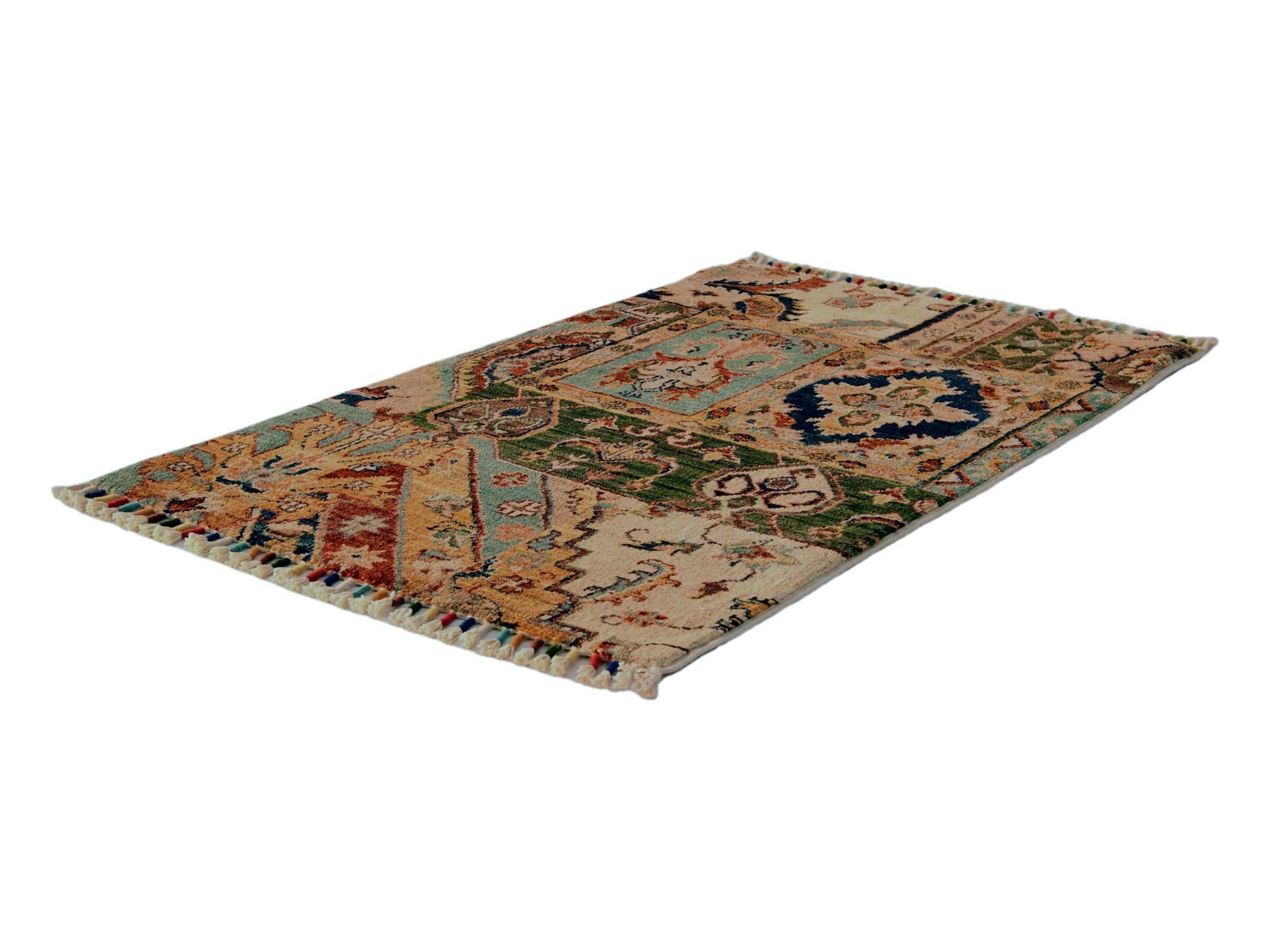 2' x 3' 2 Hand Knotted Ariana Ziegler Rug