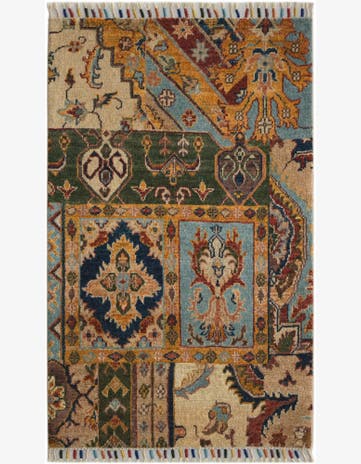 2' x 3' 2 Hand Knotted Ariana Ziegler Rug