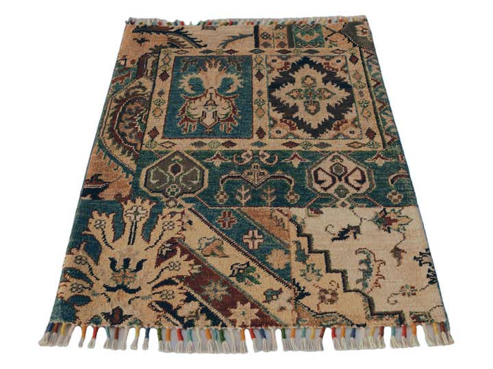 2' x 2' 10 Hand Knotted Ariana Ziegler Rug
