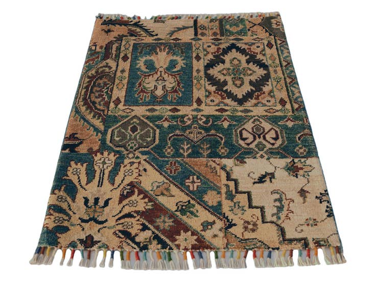 Detail image of 2' x 2' 10 Hand Knotted Ariana Ziegler Rug