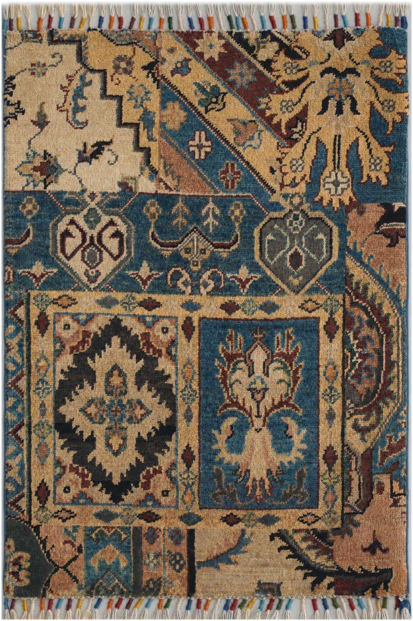 2' x 2' 10 Hand Knotted Ariana Ziegler Rug